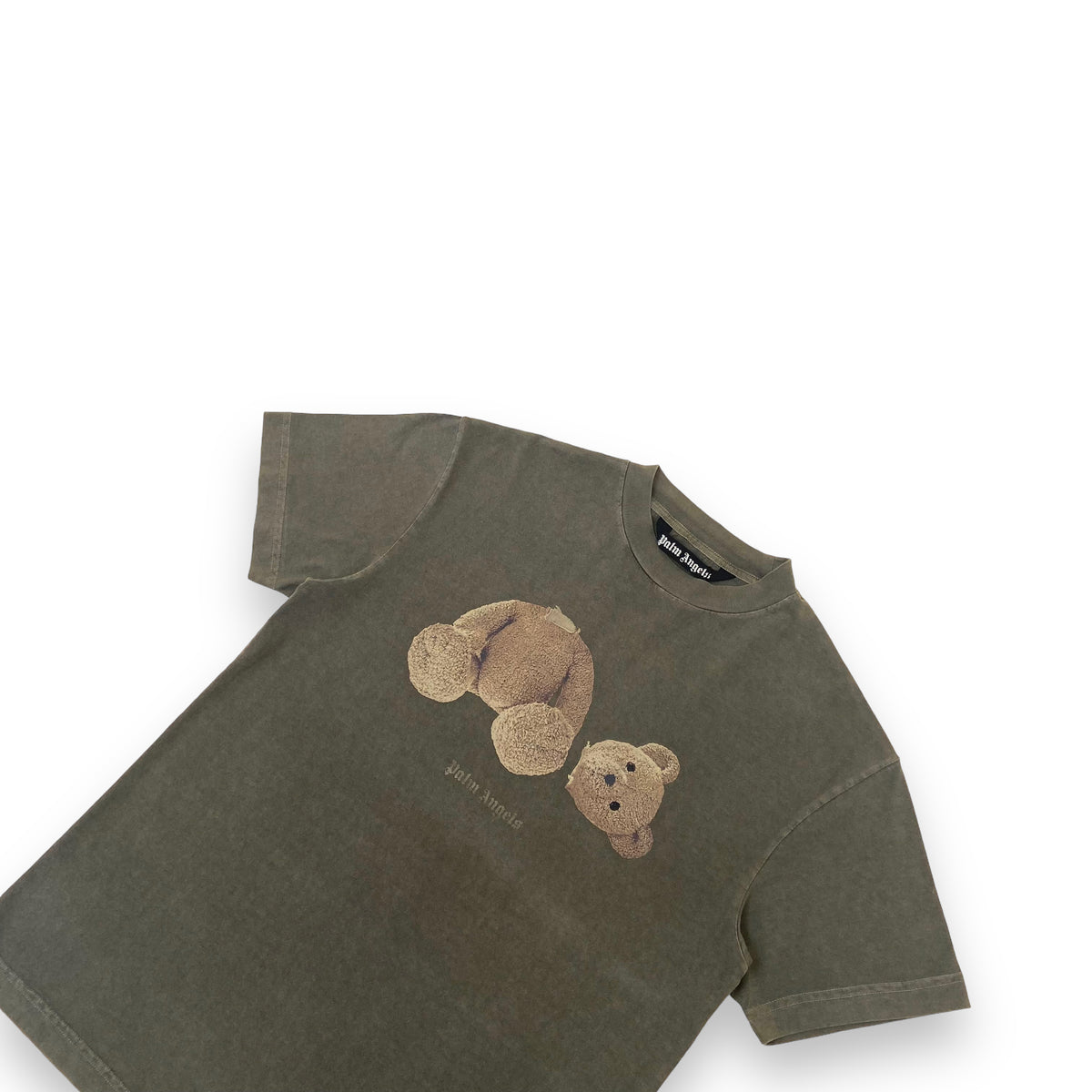 PALM ANGELS TEDDY T-SHIRT GREEN M
