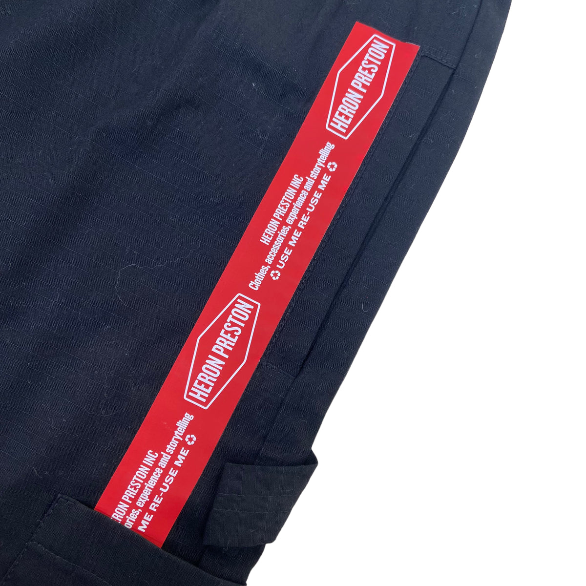 HERON PRESTON CARGO SHORTS BLACK M