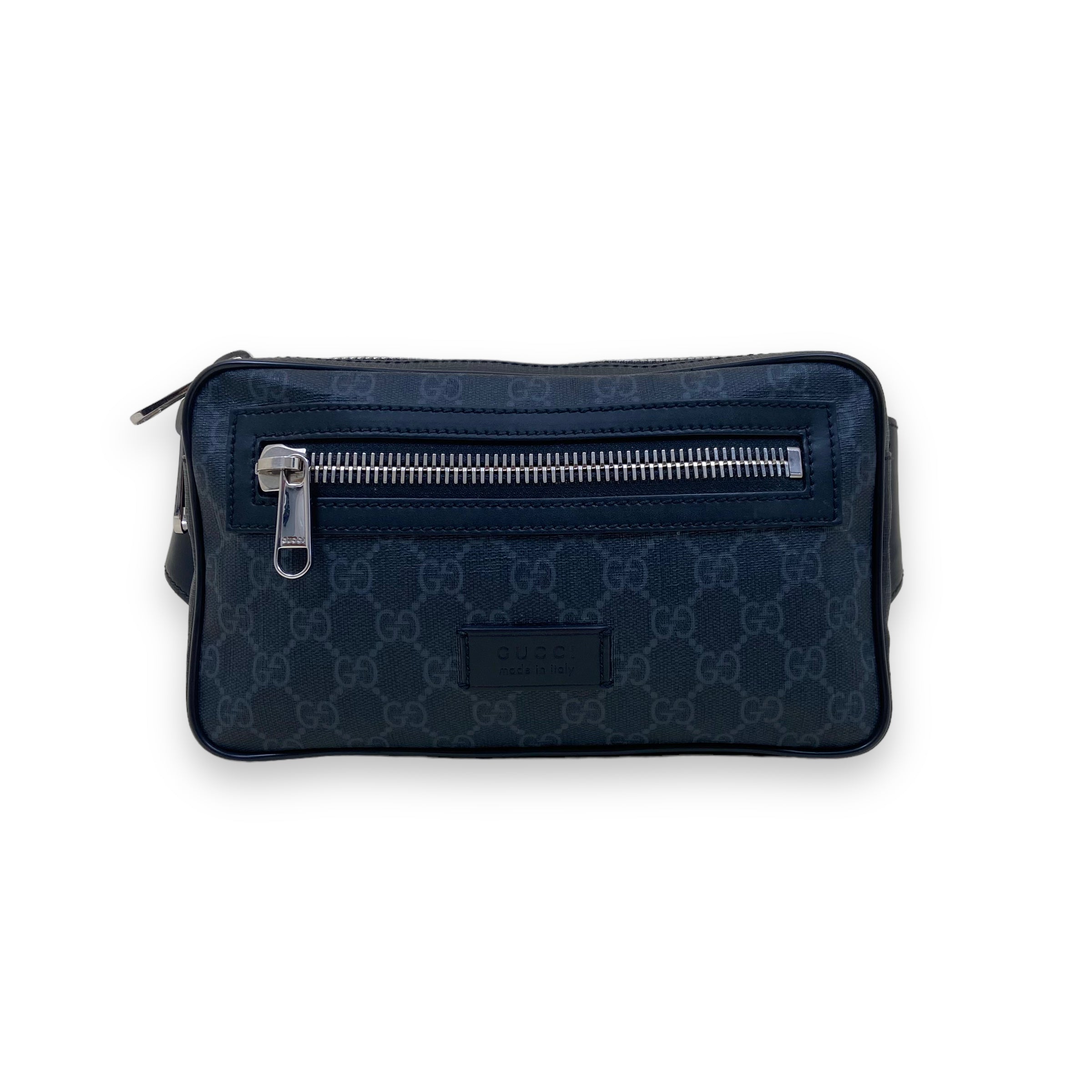 GUCCI GG BELT BAG BLACK