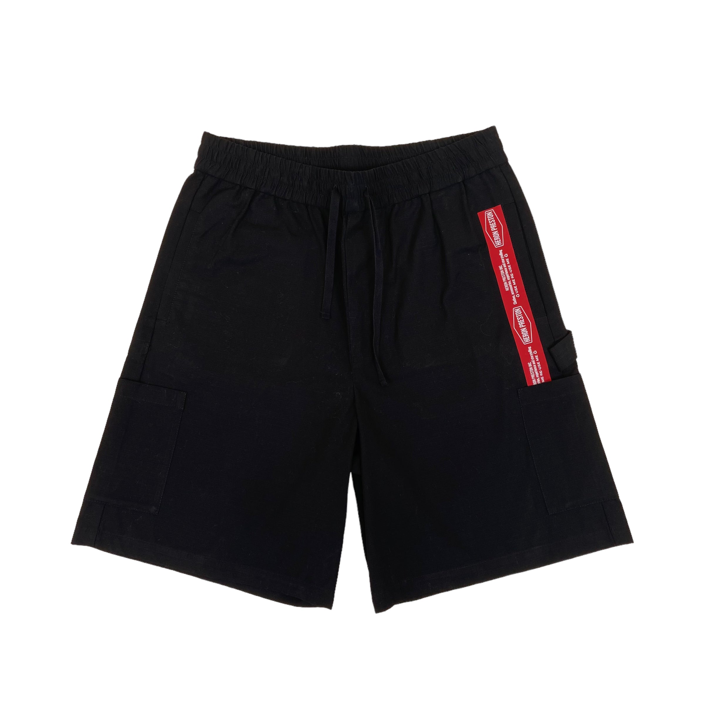 HERON PRESTON CARGO SHORTS BLACK M