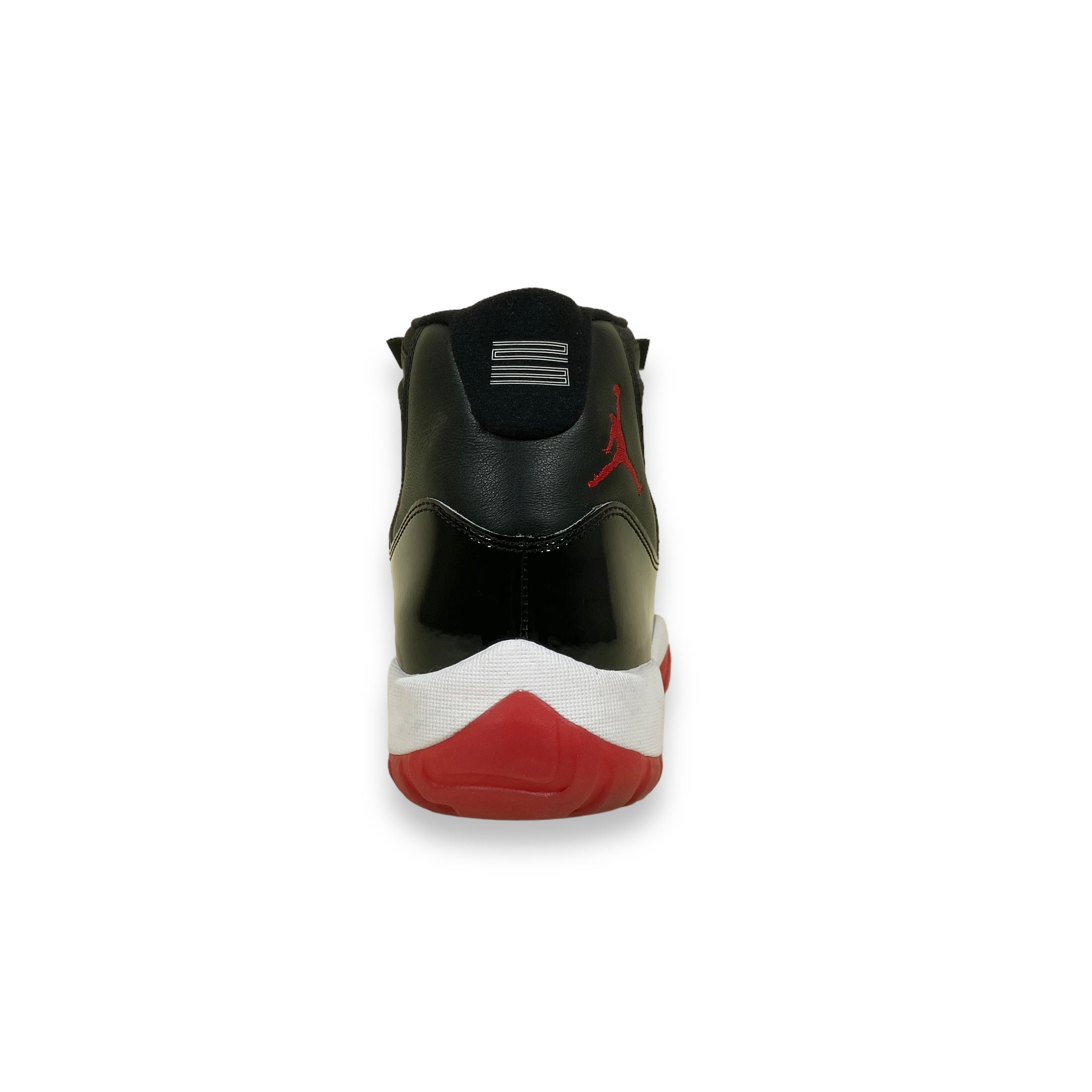 NIKE JORDAN 11 BRED TRAINERS BLACK UK11
