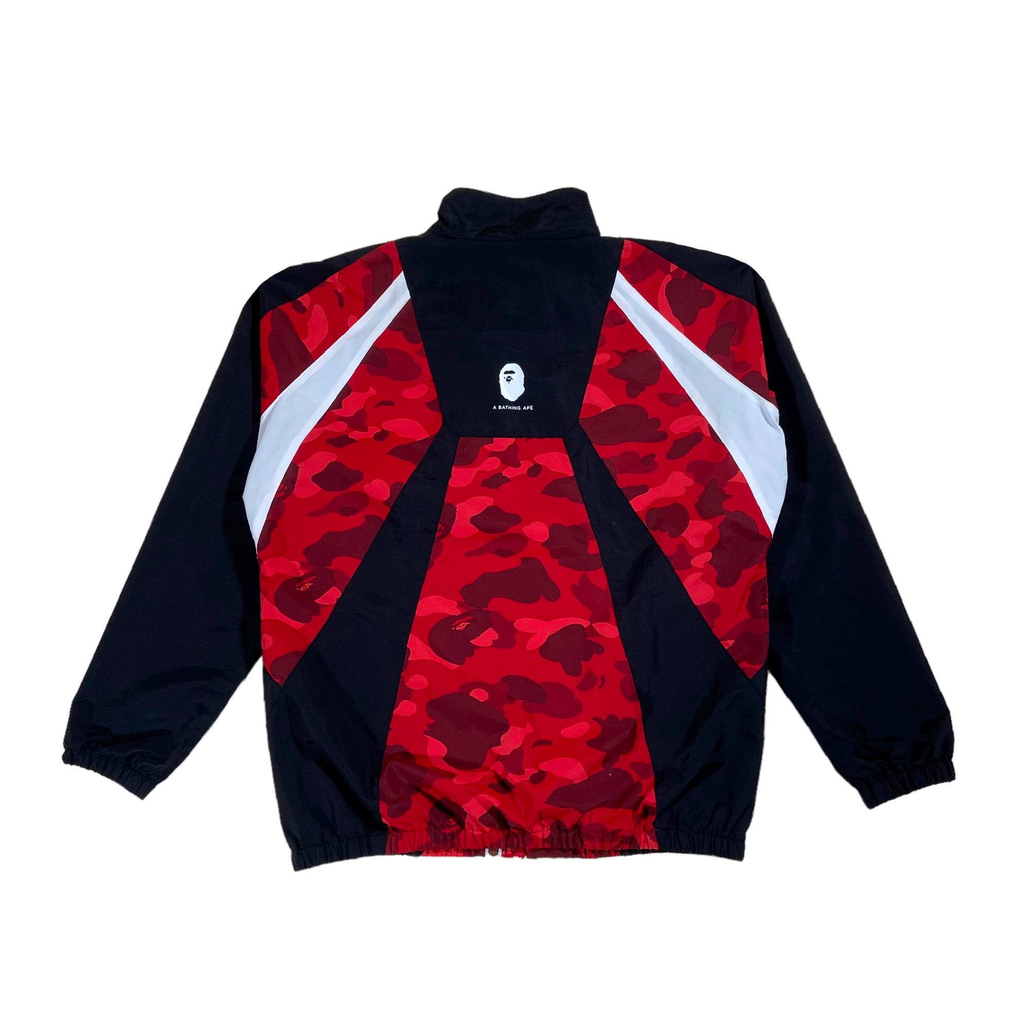 BAPE WINDBREAKER JACKET RED L