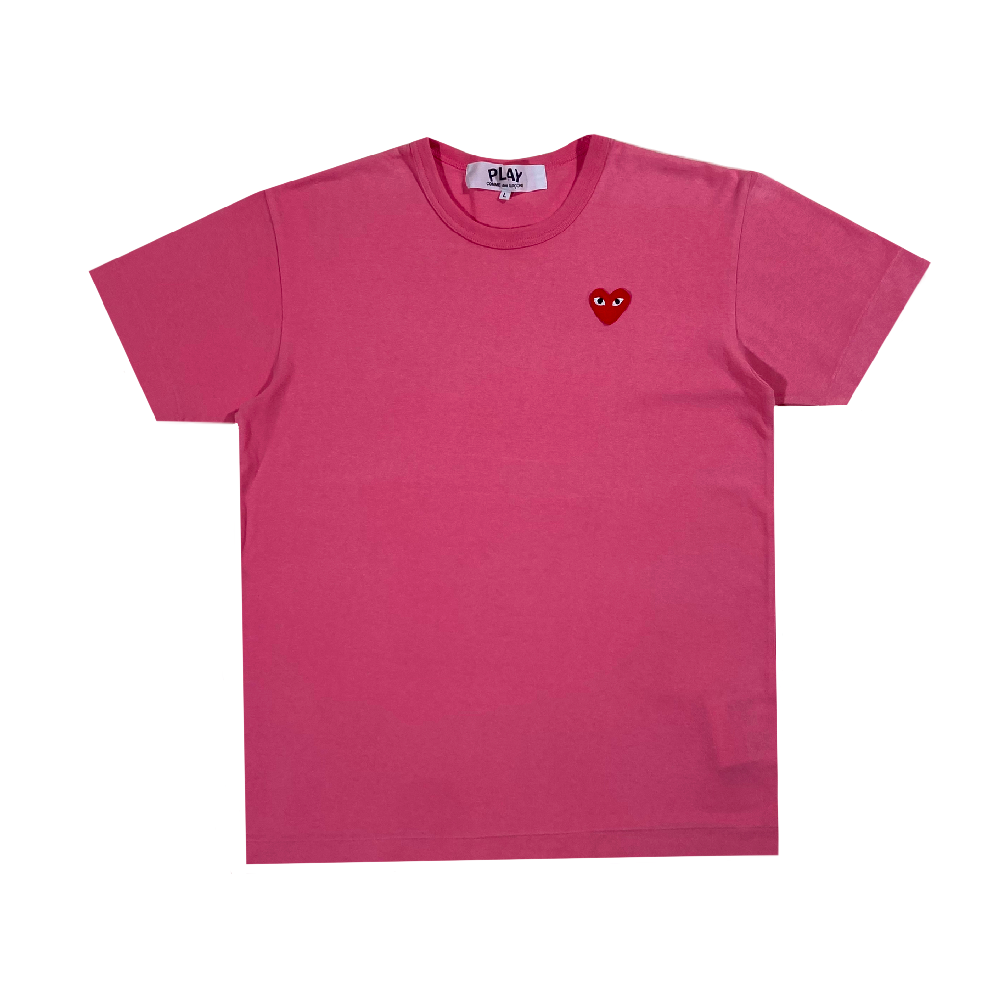 CDG PLAY T-SHIRT PINK L