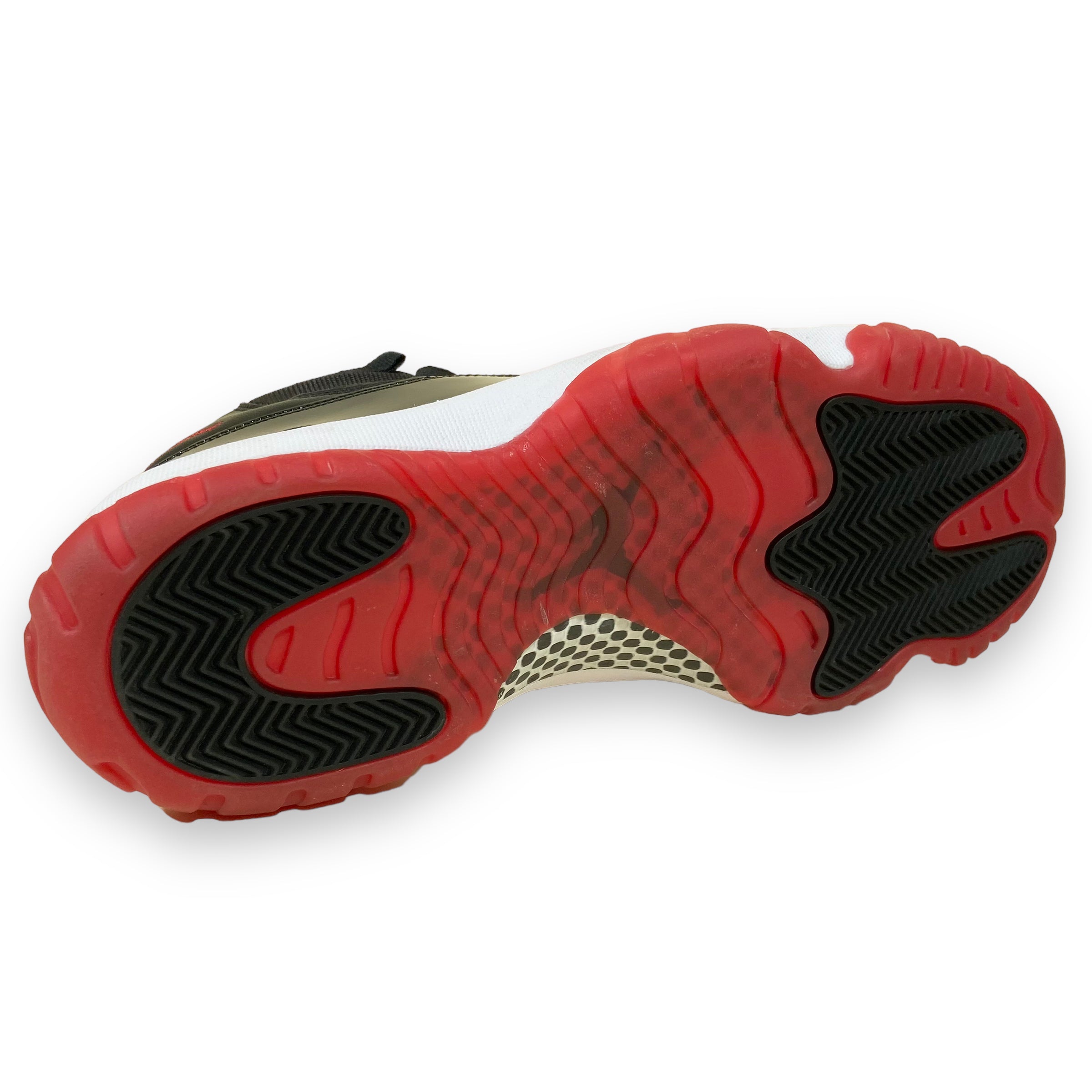 NIKE JORDAN 11 BRED TRAINERS BLACK UK11