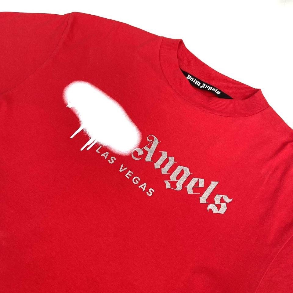 PALM ANGELS SPRAY PAINT T-SHIRT RED S