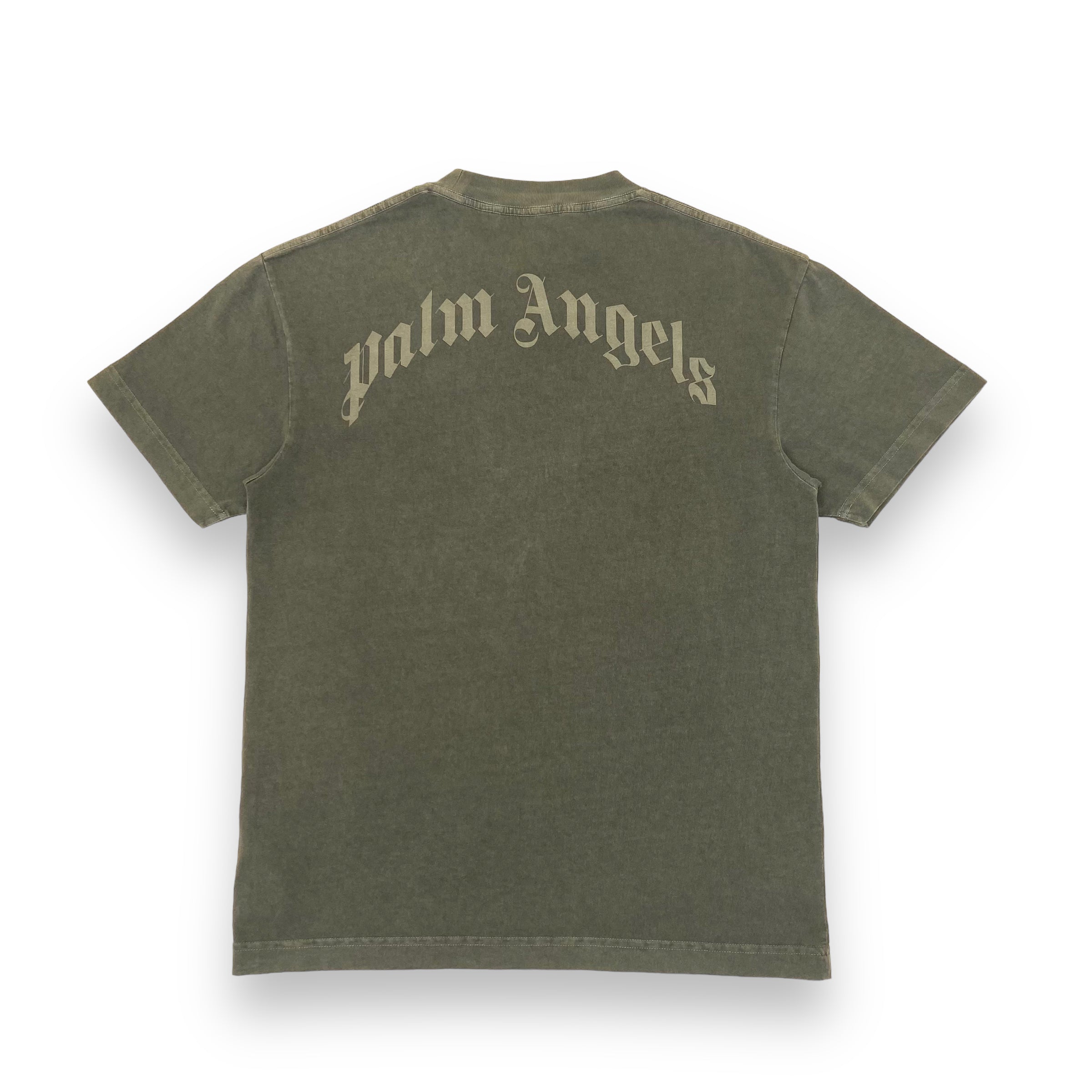 PALM ANGELS TEDDY T-SHIRT GREEN M