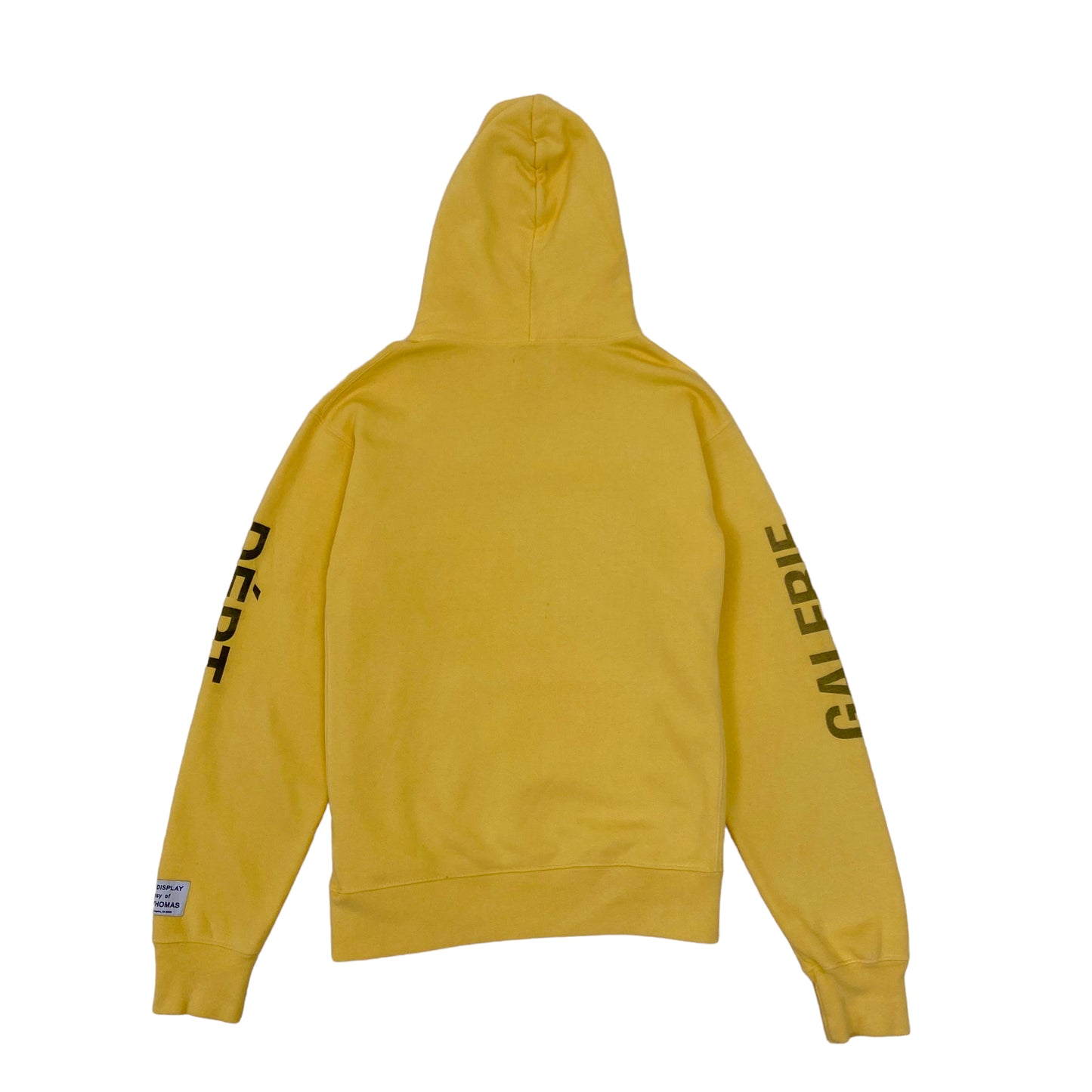 GALLERY DEPT. REVERSIBLE HOODIE YELLOW XL